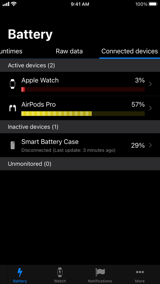 #3. Battery Life - check runtimes (iOS) 由: RBT Digital LLC