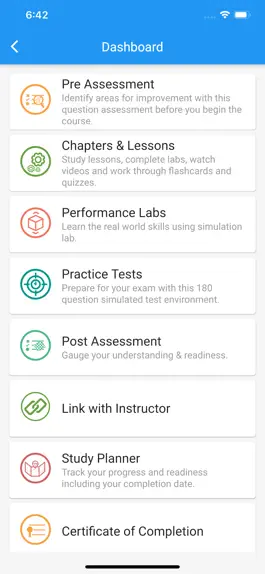 Game screenshot uCertify LEARN+ apk