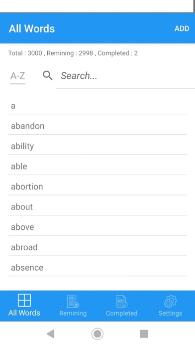 Learn English 3000 words Screenshot
