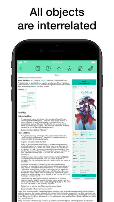 Pocket Wiki for Genshin Impact Screenshot