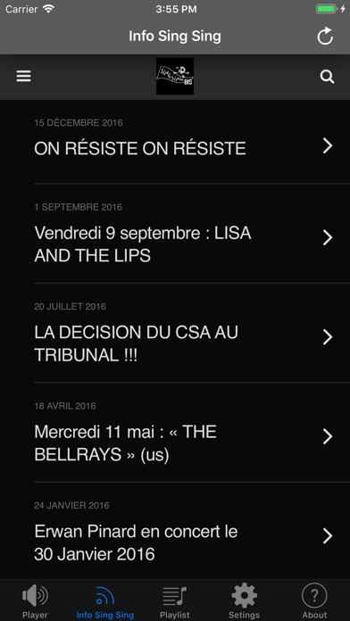Radio Sing Sing Screenshot
