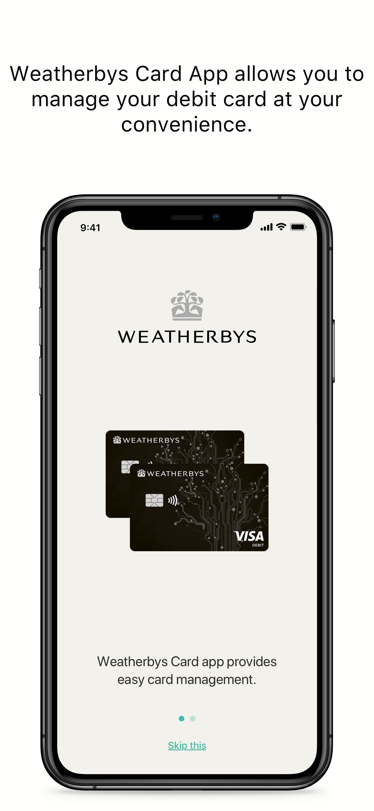 Weatherbys Card