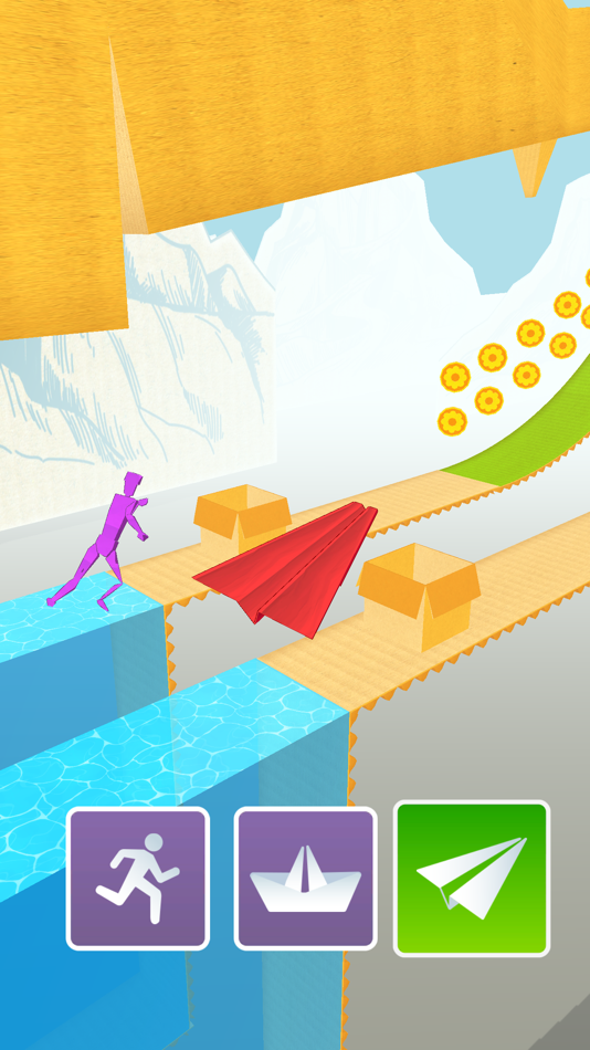 #2. Paper Race 3D (iOS) 由: MIKHAIL AGAFONOV