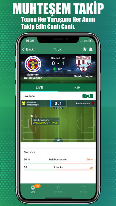 Screenshot #1 pour Match Score: Canlı Skorlar