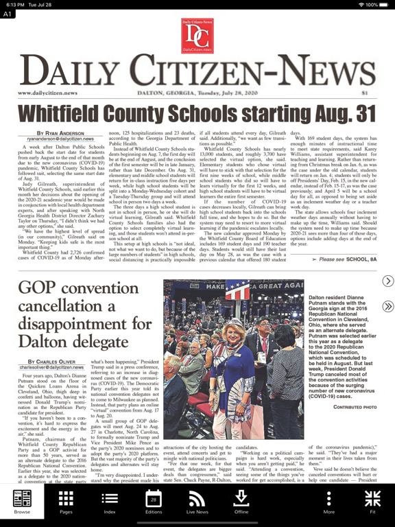 Daily Citizen-News screenshot 4