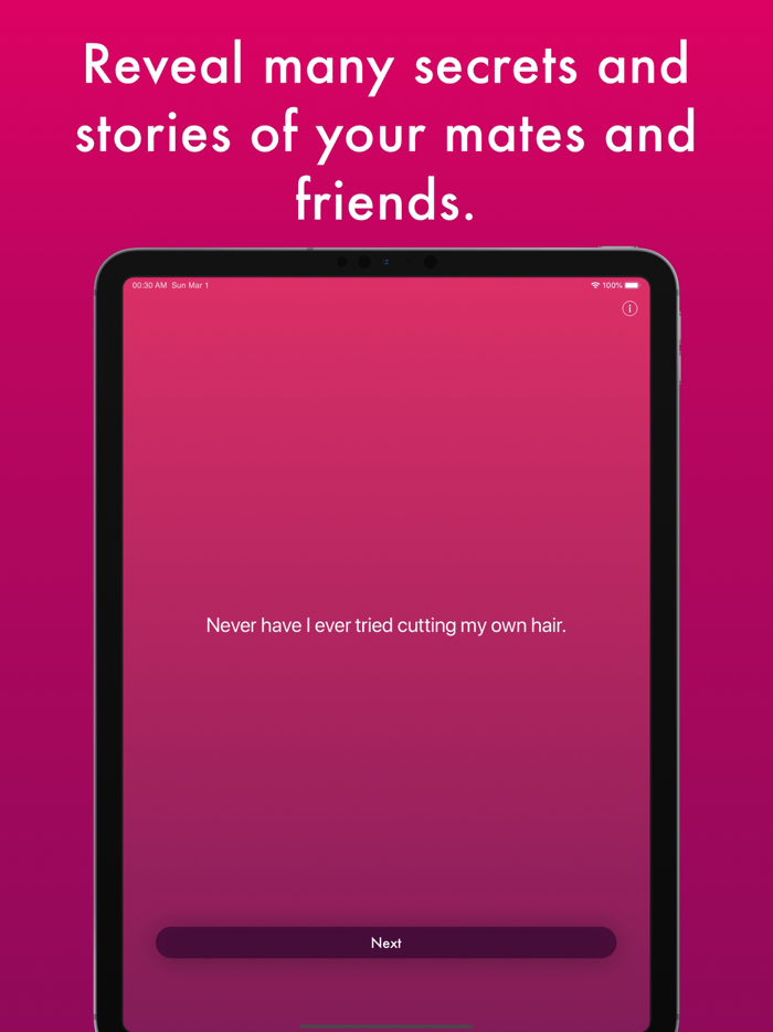 Never have I ever friendly