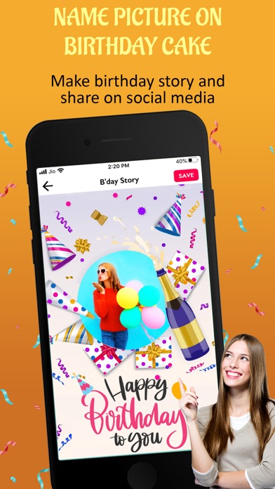 Name Picture On Birthday Cake Screenshot