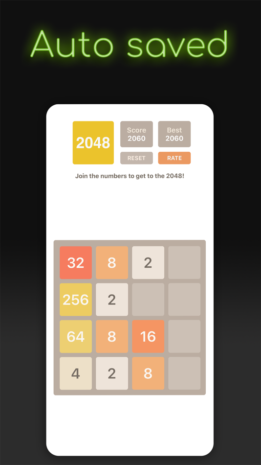 #3. Puzzle 2048 Classic (iOS) 由: Huy Le