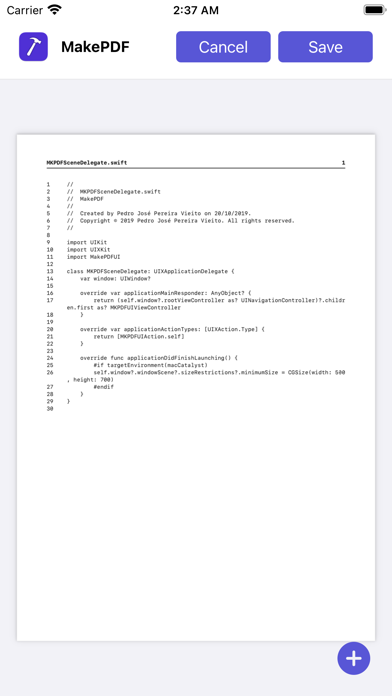 MakePDF: Document Merger Screenshot