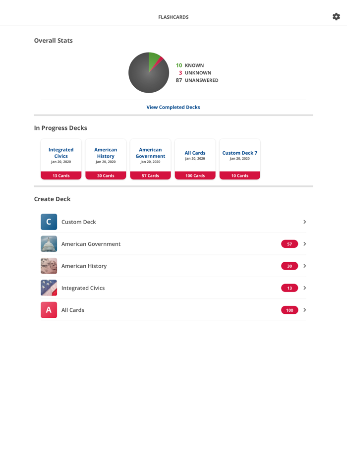 US Civics Prep Flashcards