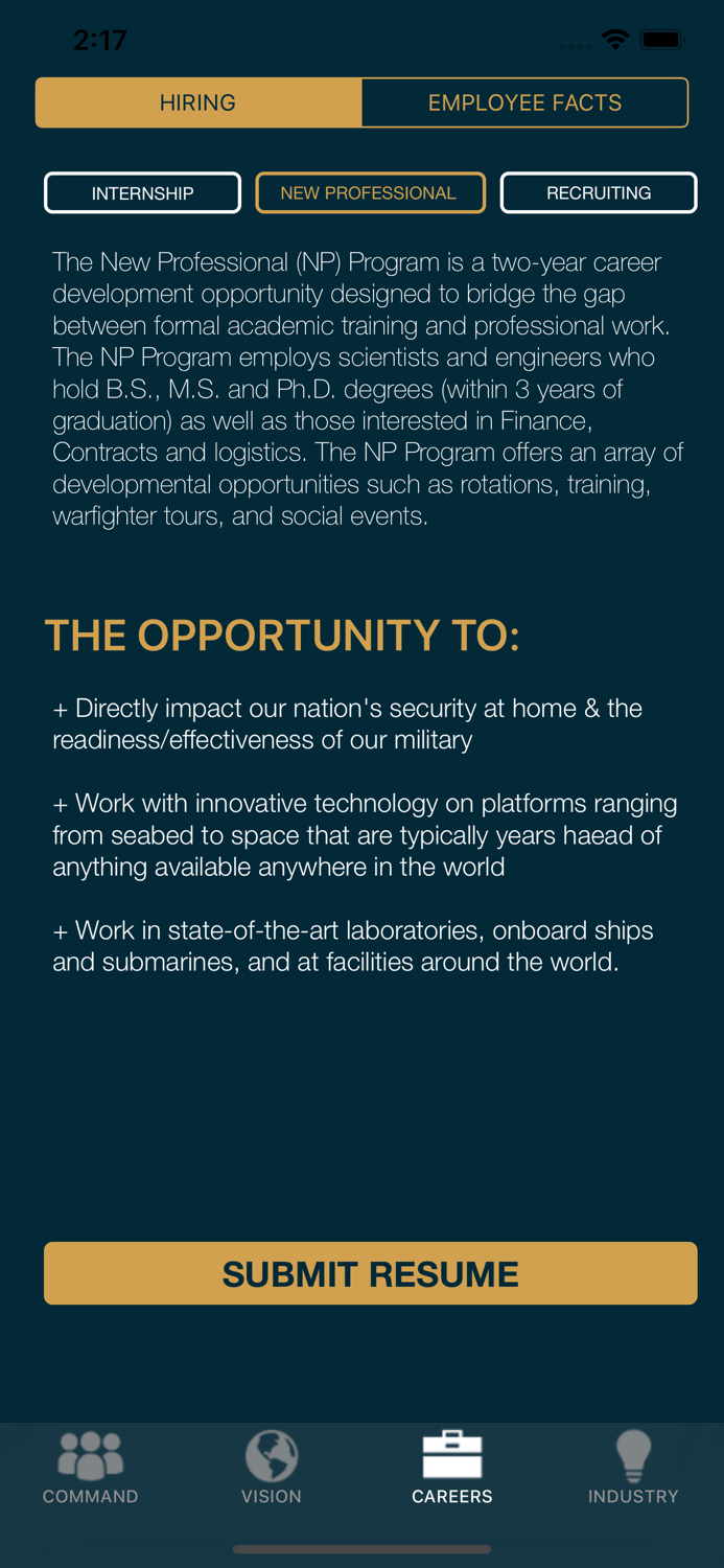 NIWC Atlantic Command App