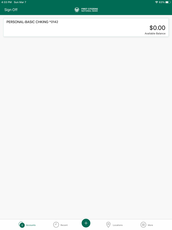 FirstCNB iPad screenshot 2 - Finance app