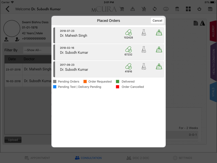 mCURA Interactive EMR