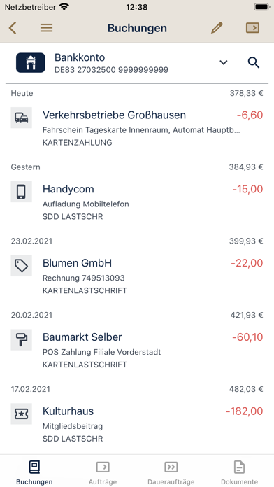 Bankhaus Seeliger Banking Screenshot