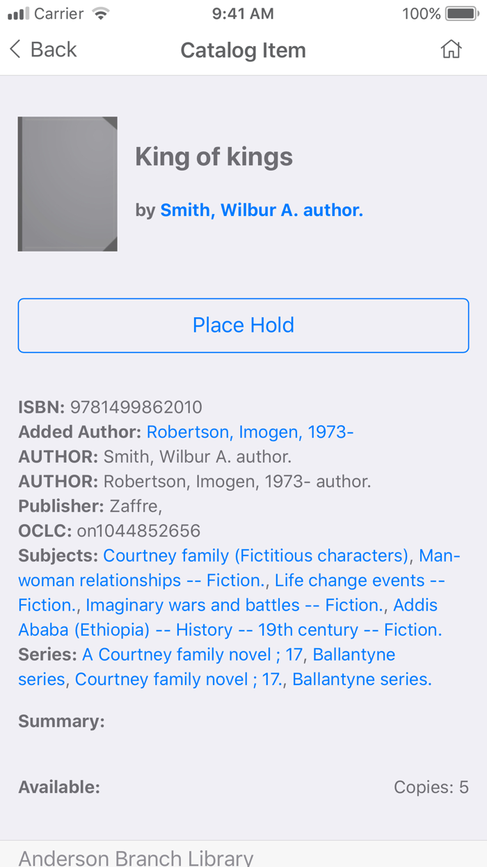 Lincoln City Libraries App