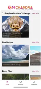 Om Chandra Meditations screenshot #2 for iPhone