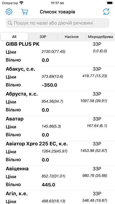 Price AgroNova Screenshot