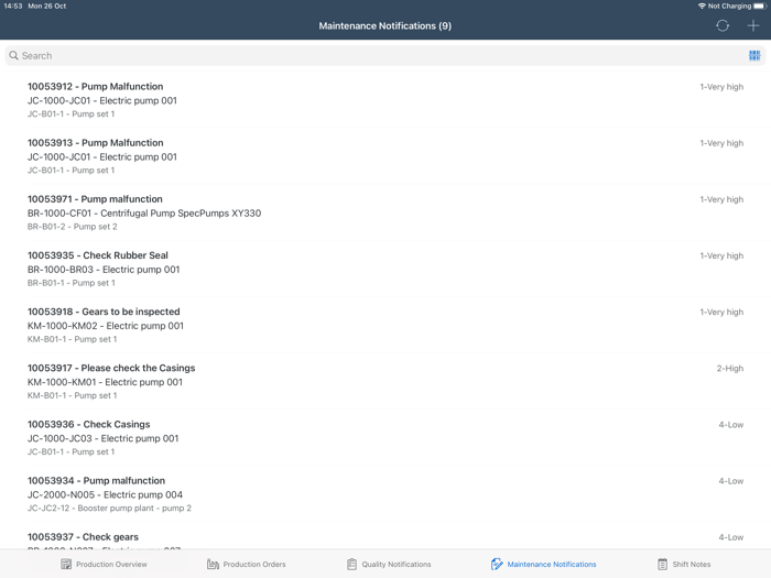 SAP Shop Floor Manager