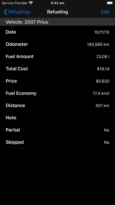 Mileage Keeper