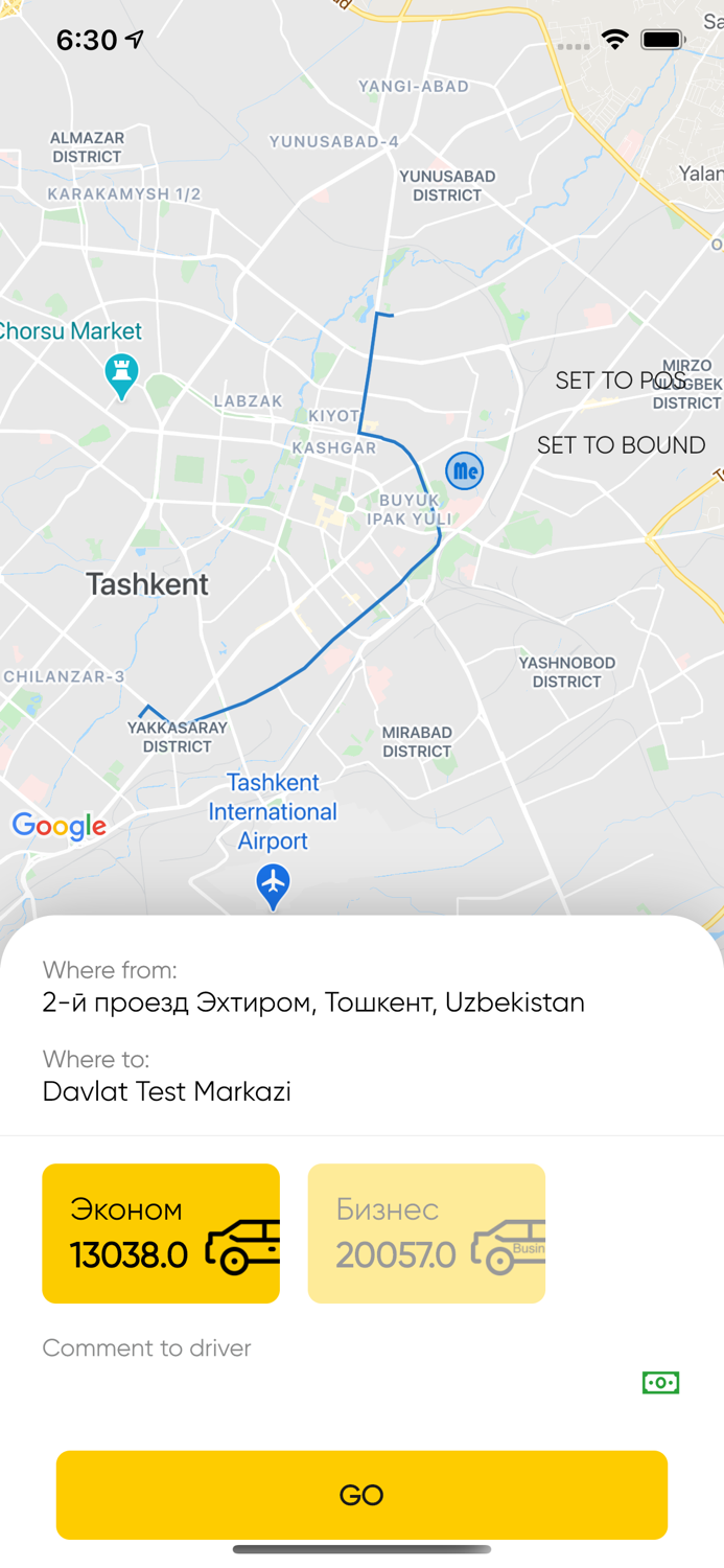 MoveMe Taxi Booking