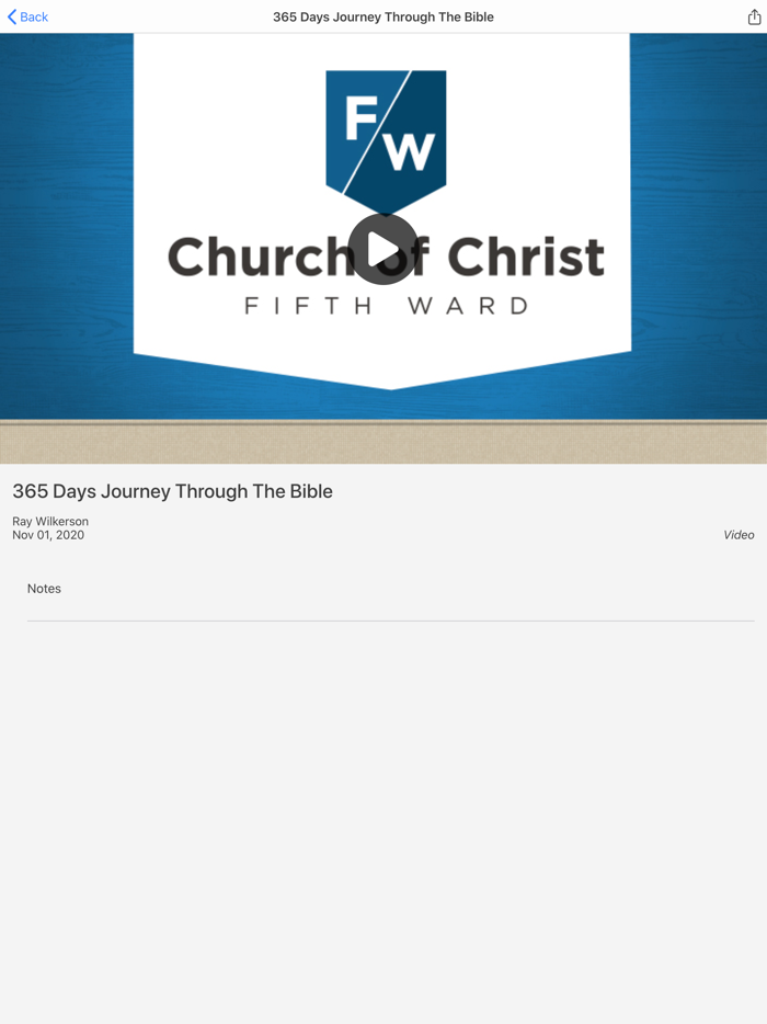 Fifth Ward Church of Christ