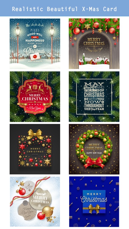 Most Beautiful X-Mas Stickers