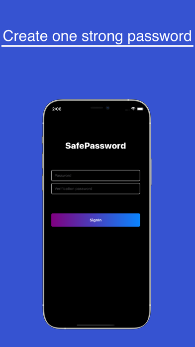 SafePass: Password manager Screenshot