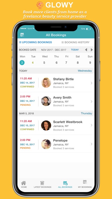 Glowy: Book Beauty Services Screenshot