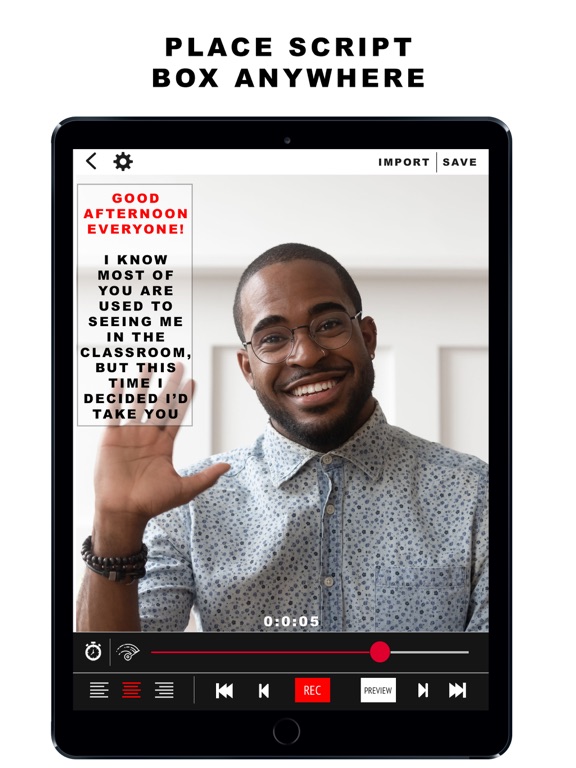 Screenshot #5 pour Teleprompter For Video App Pro
