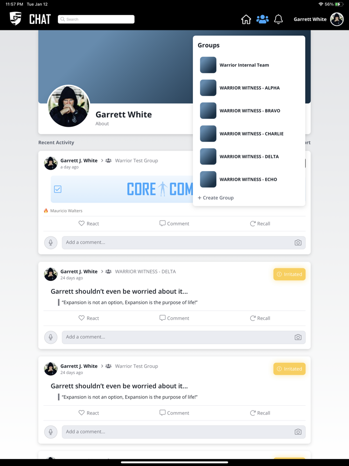 Wake Up Warrior Chat