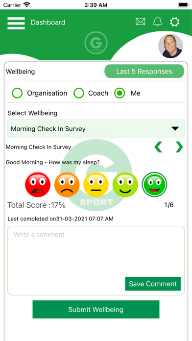 Goya Sport App Screenshot