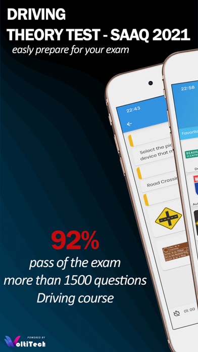 Quebec Driving Practice Test Screenshot