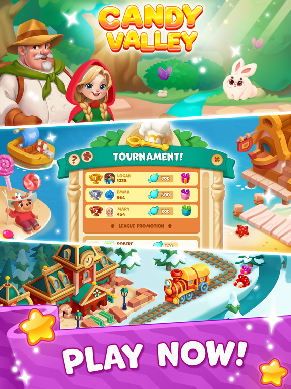 Screenshot #6 pour Candy Valley - Match 3 Puzzle