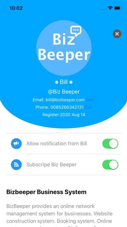 #4. BizBeeper (iOS) 由: ONE APP LTD