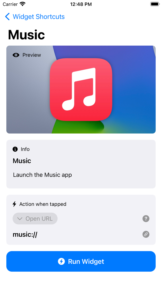 #7. Widget Shortcuts (iOS) 来自: Bitfield AB