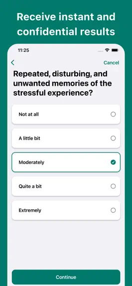 Game screenshot PTSD Test apk