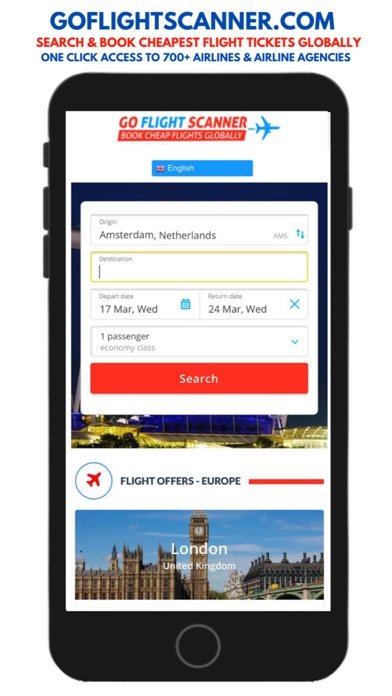 Go Flight Scanner Screenshot