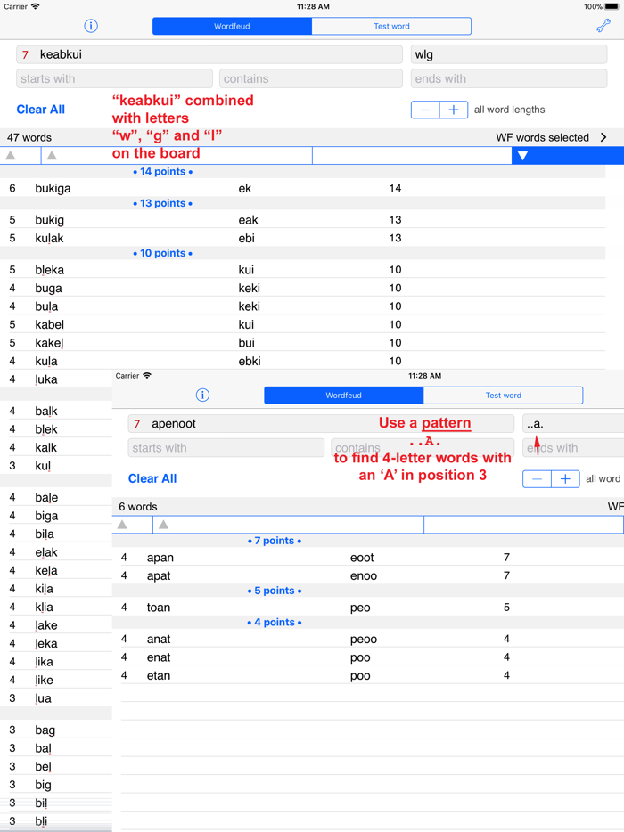 Svenska Words Finder Wordfeud