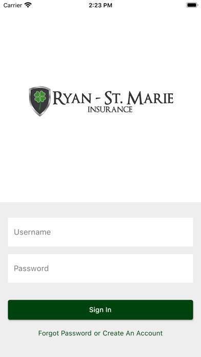 Ryan-St. Marie Insurance Screenshot