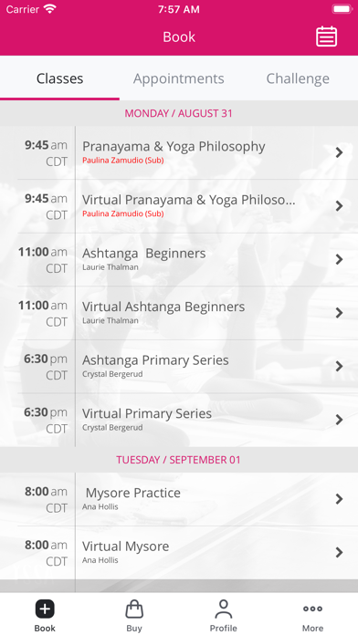 Yoga Shala of San Antonio Screenshot
