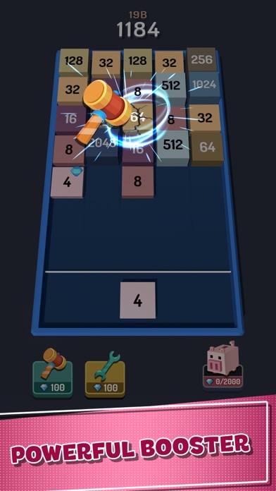 Merge Block 3D : Number Puzzle Screenshot