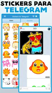 stickers for telegram · iphone screenshot 1