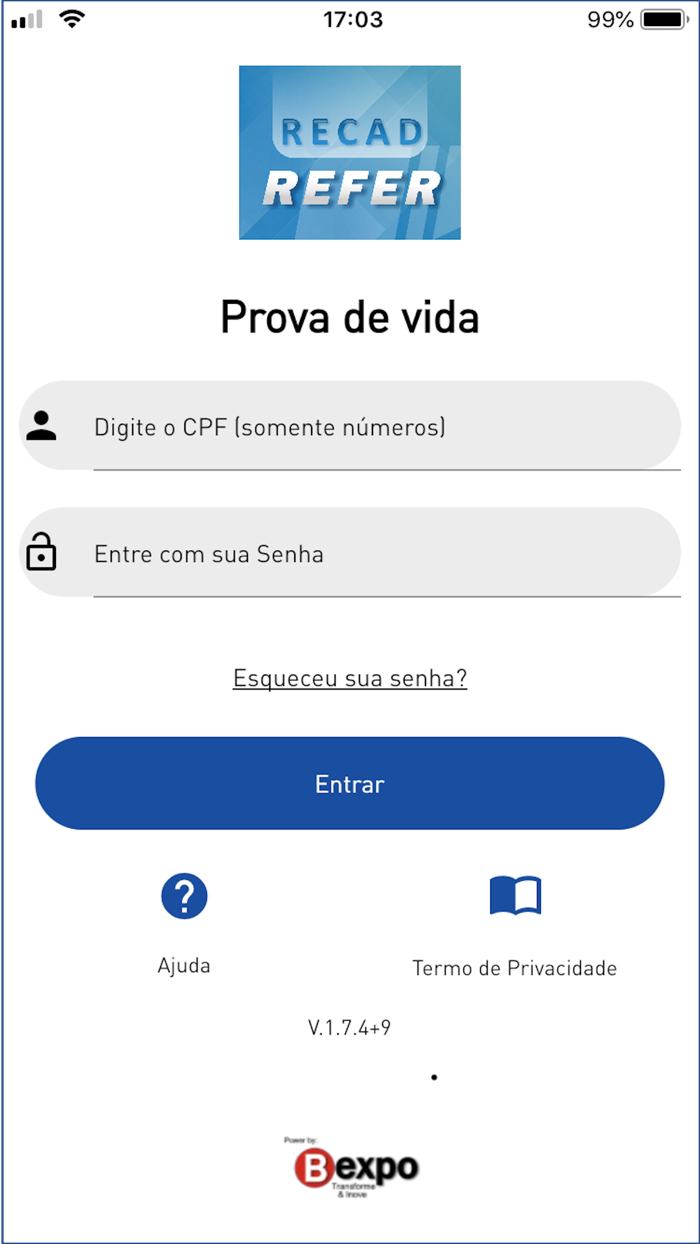 RECAD REFER – Prova de Vida