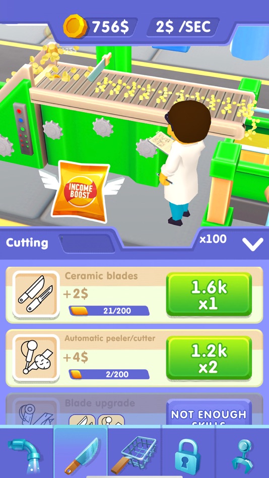 #2. Chip Chip Idle (iOS) 由: Tair Bekhruz