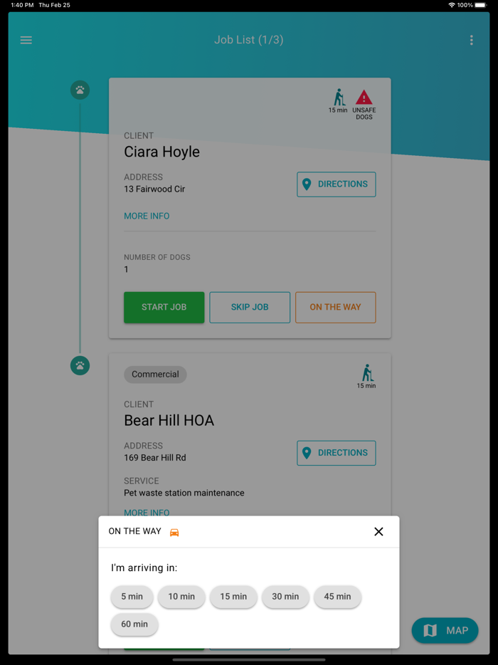 SweepandGo Field Tech App