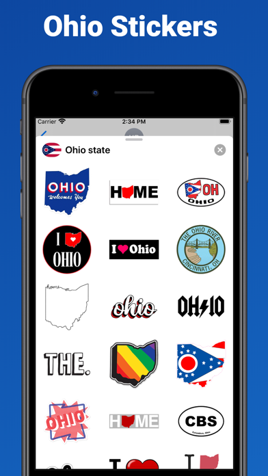 Ohio emoji - USA stickers Screenshot