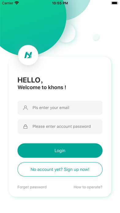 Khons Smart EV Charger Screenshot