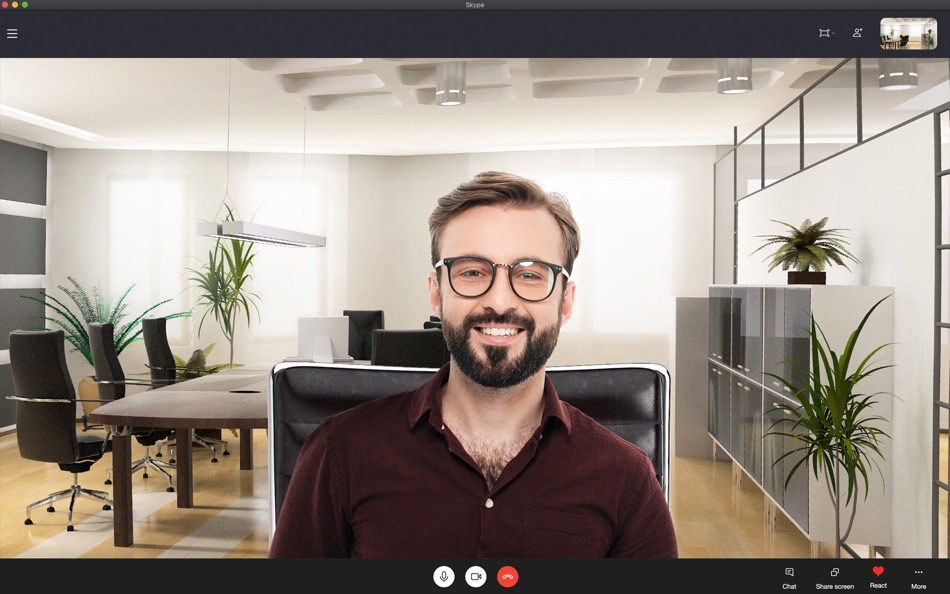#2. Backgrounds for Skype Calls (macOS) Podle: UAB Macmanus