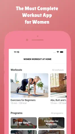 Game screenshot Women Workout at Home apk