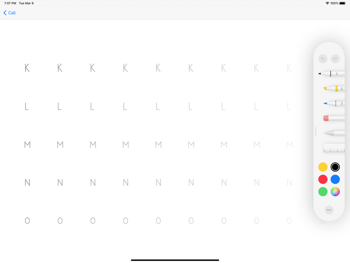 Cali - For better handwriting